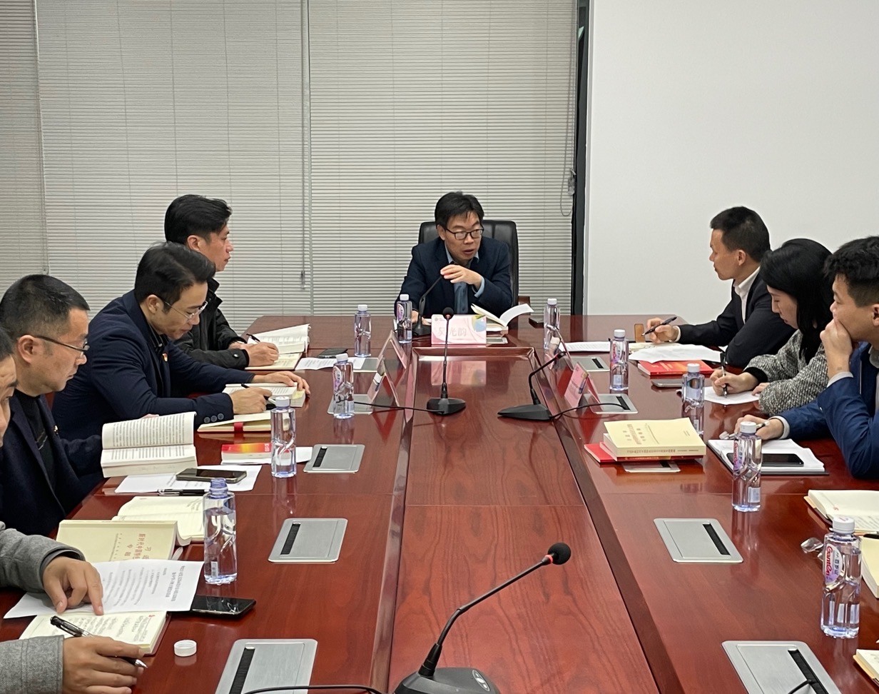 市ag亚娱物流集团党支部 市ag亚娱勘察设计公司党支部联合召开主题教育学习会,叶岚清摄1.jpg